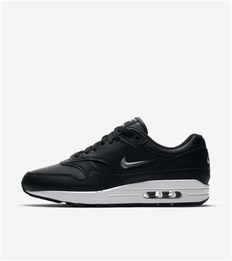 Nike Air Max 1 Premium Jewel 'Black & Pure Platinum' 